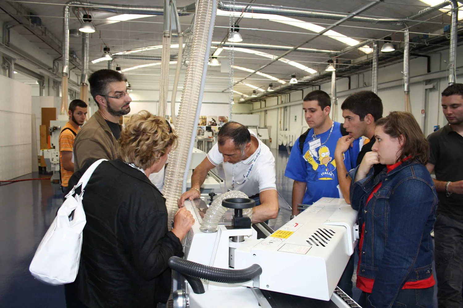 Visiting italian and french students