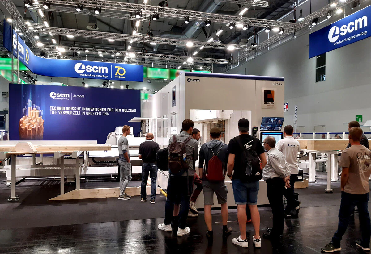 Great satisfaction for the SCM team at the DACH+HOLZ International 2022 trade fair