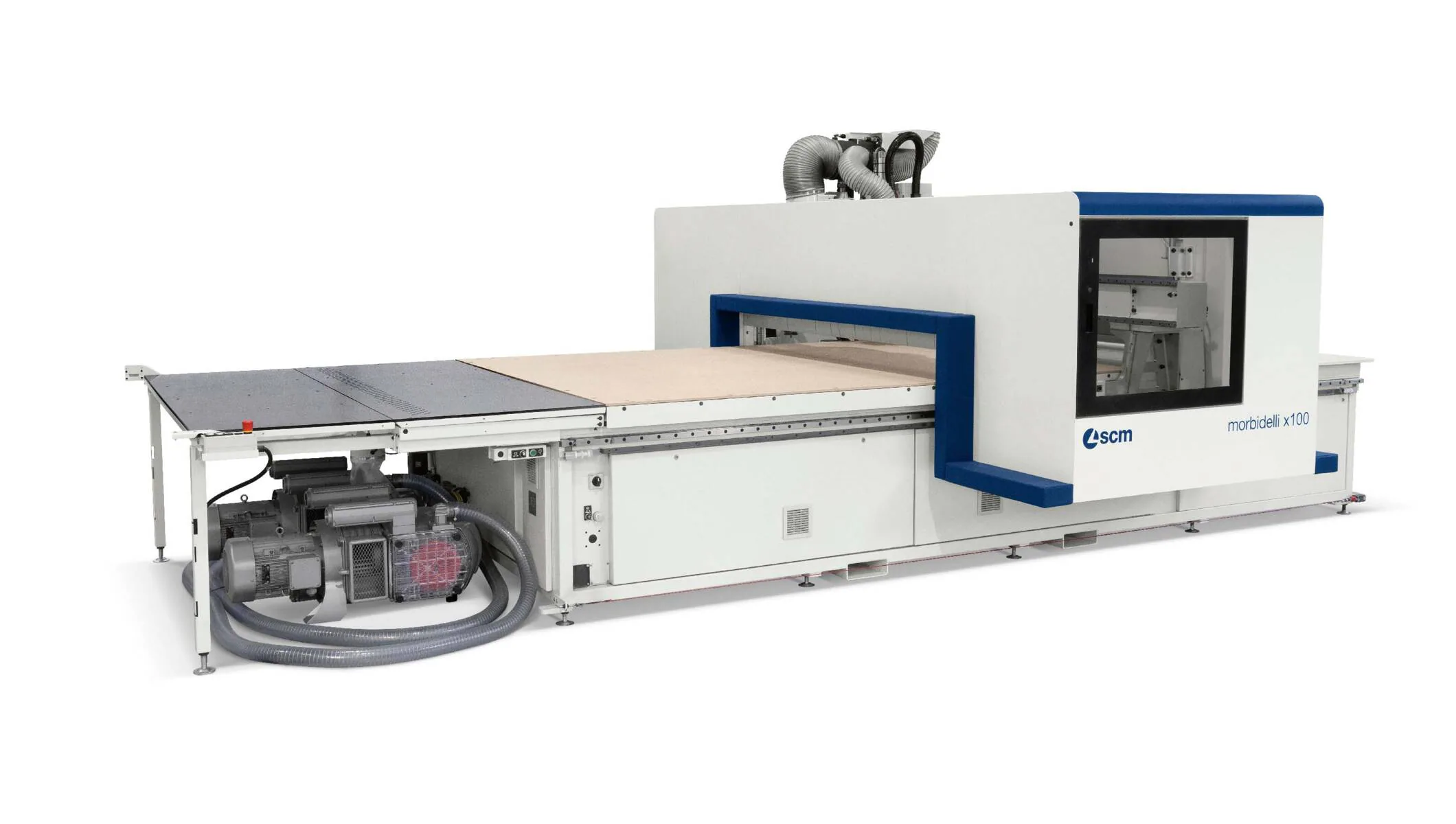 CNC Machining Centres - CNC Nesting Machining Centres for routing and drilling - morbidelli x100