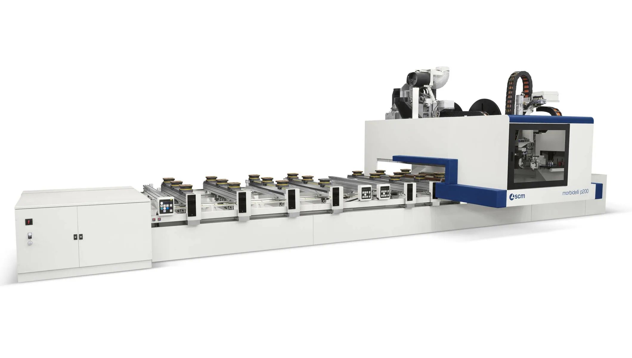 CNC Machining Centres - CNC Machining Centres for drilling, routing and edgebanding - morbidelli p200