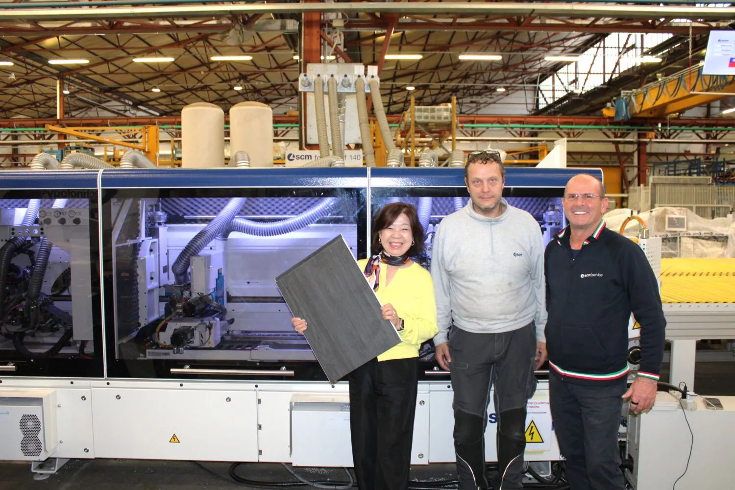 Taiwan Order Furniture chooses SCM for a new high-efficiency edge banding line